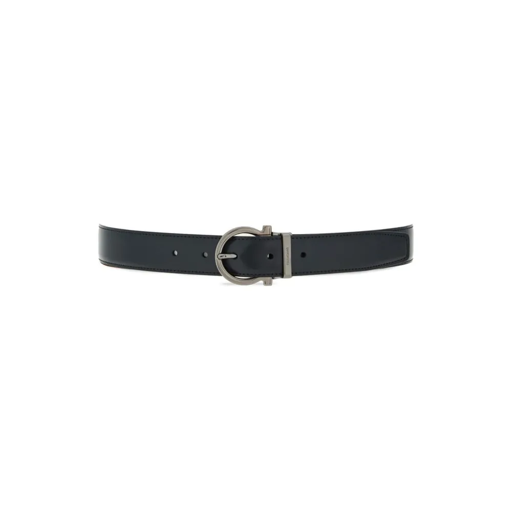 Salvatore Ferragamo Gancini Buckled Reversible Belt