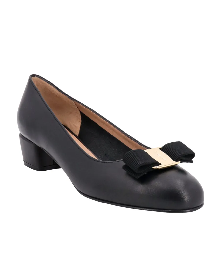 Salvatore Ferragamo With Heel Black
