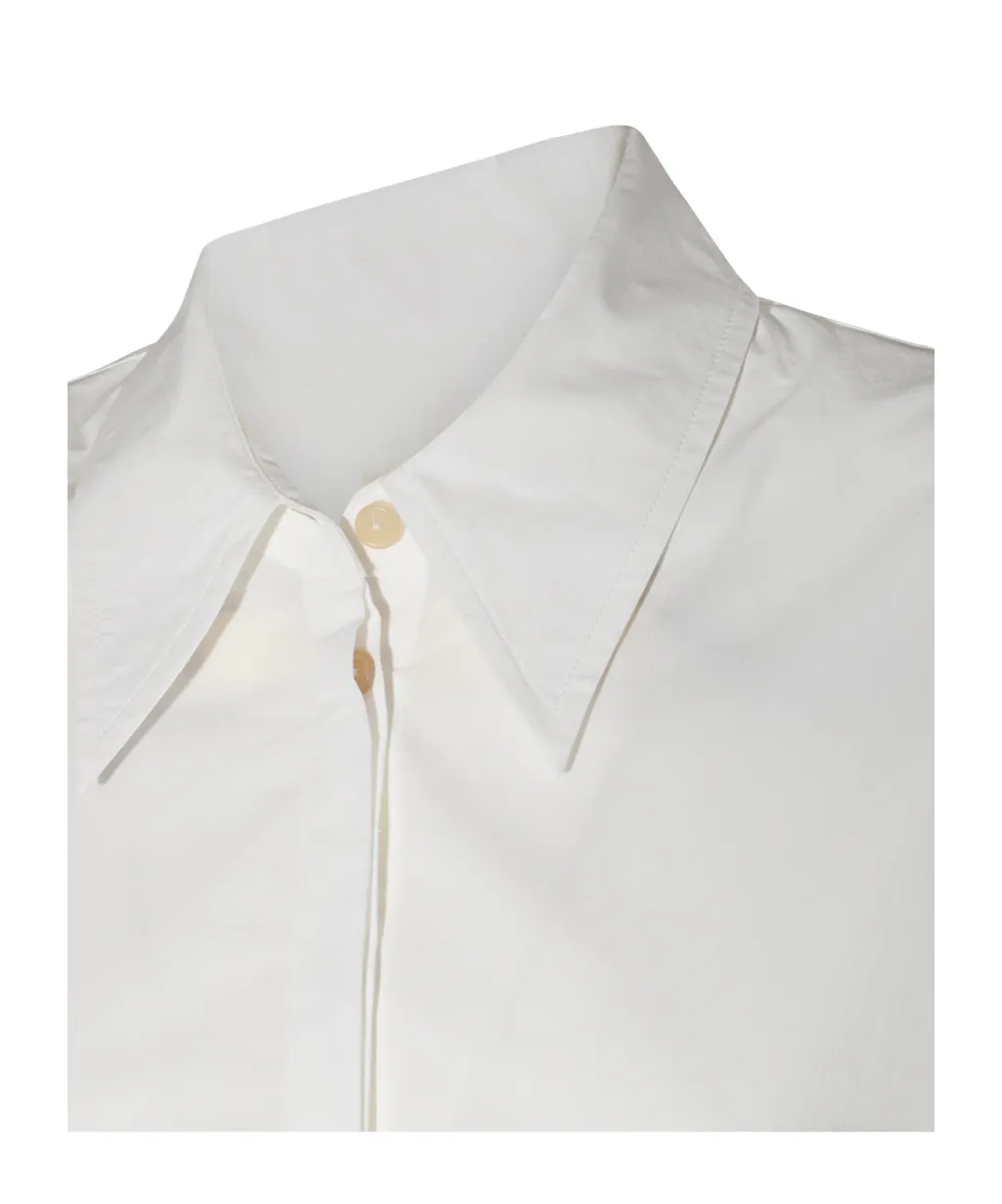Khaite Minta Curved Hem Shirt
