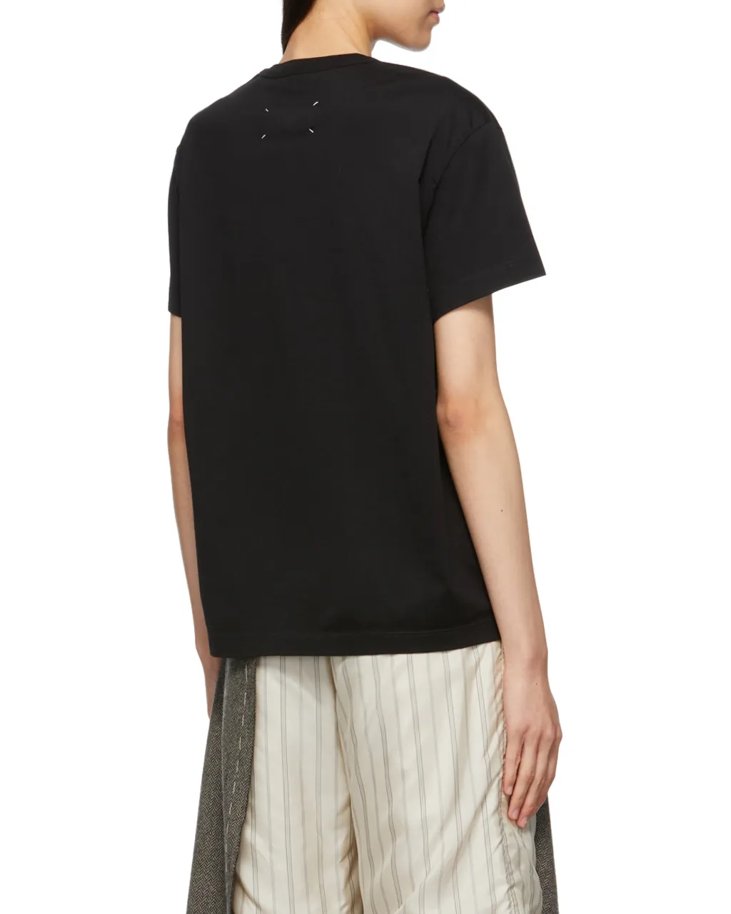 Maison Margiela Logo Embroidered Crewneck T-Shirt