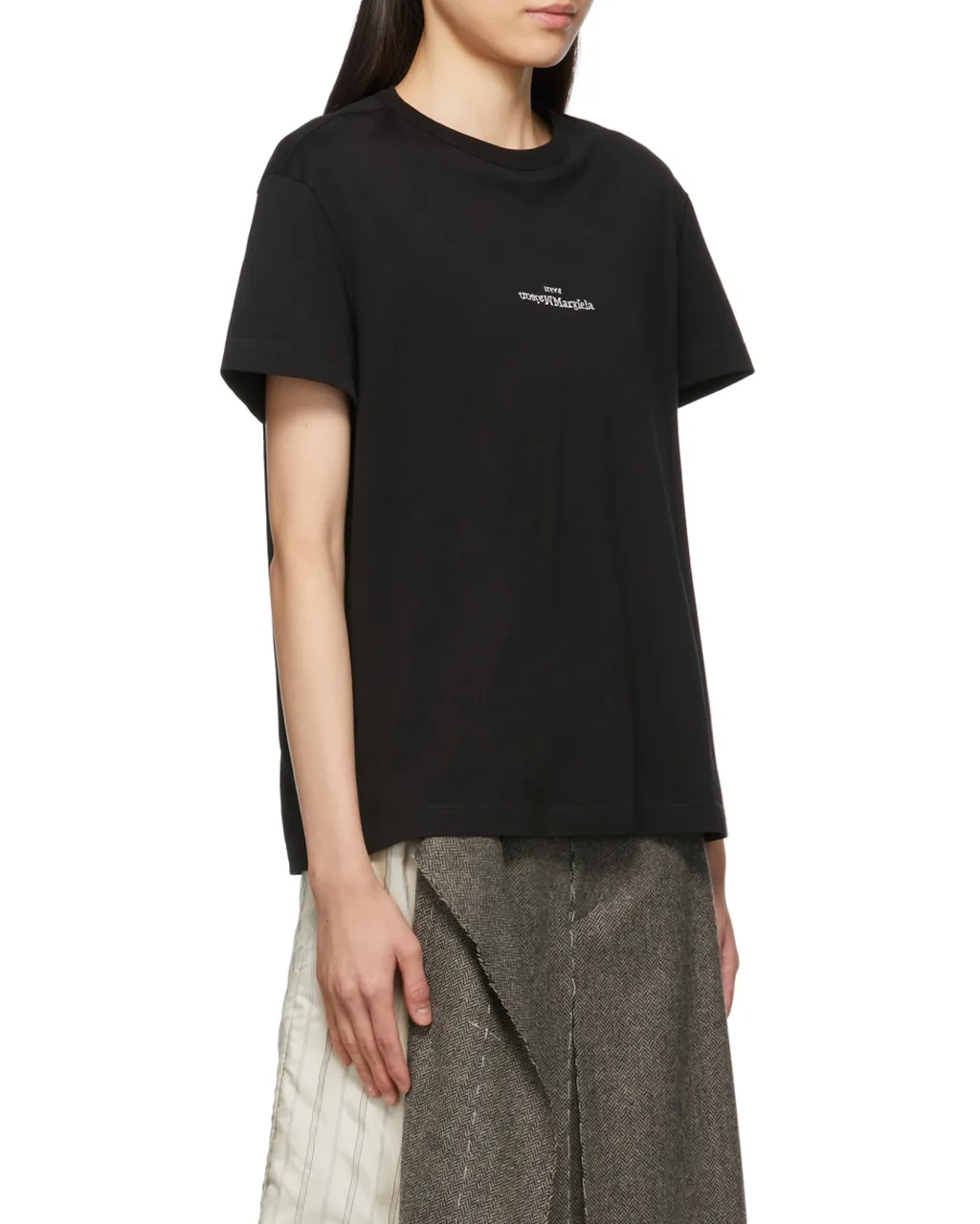 Maison Margiela Logo Embroidered Crewneck T-Shirt