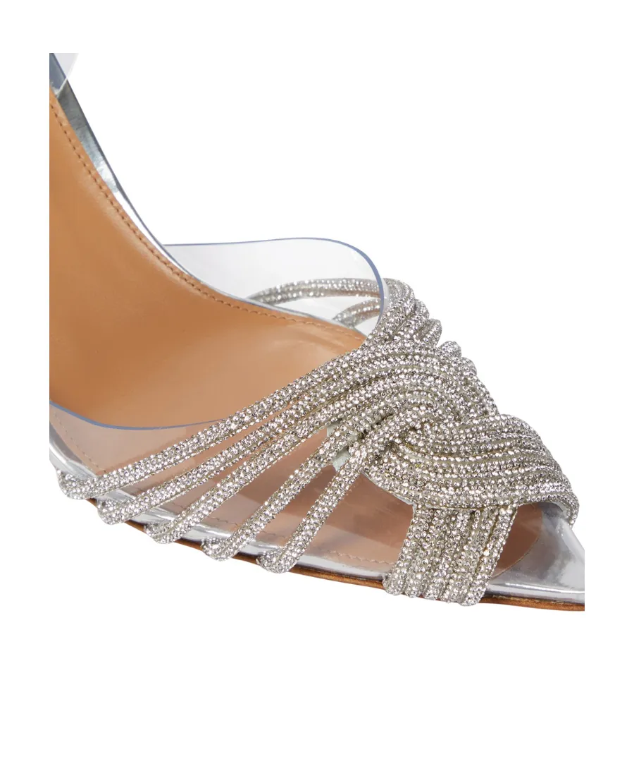 Aquazzura Gatsby Embellished Slingback Pumps
