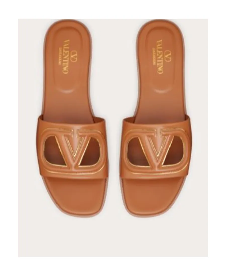Valentino Vlogo Signature Slip-On Slides