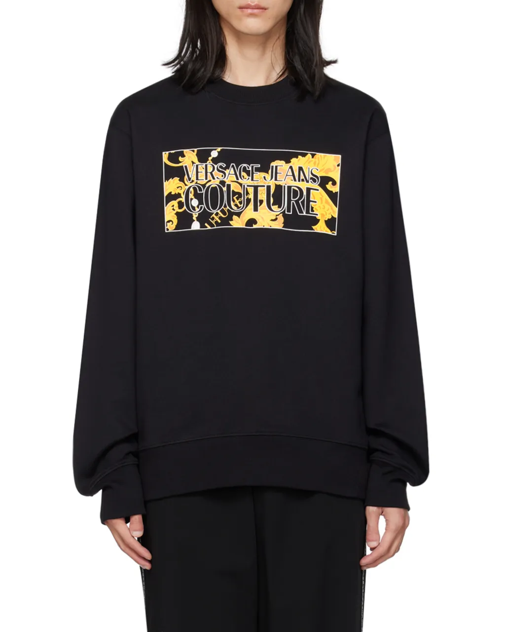 Versace Jeans Couture Logo Printed Crewneck Sweatshirt