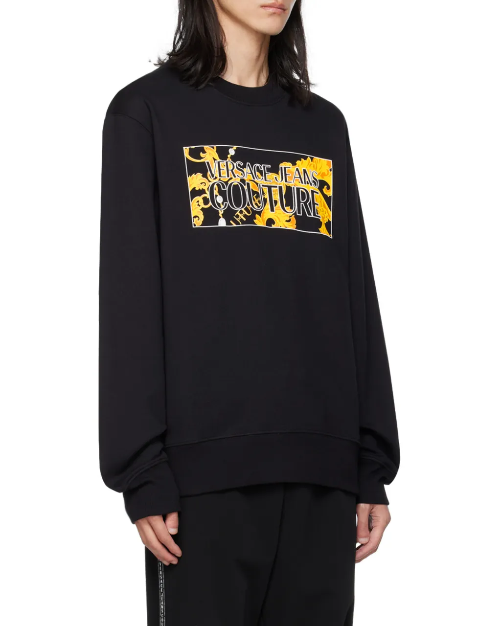 Versace Jeans Couture Logo Printed Crewneck Sweatshirt