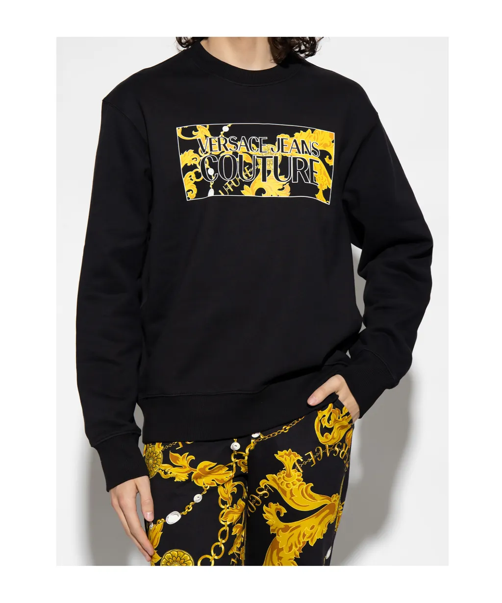 Versace Jeans Couture Logo Printed Crewneck Sweatshirt