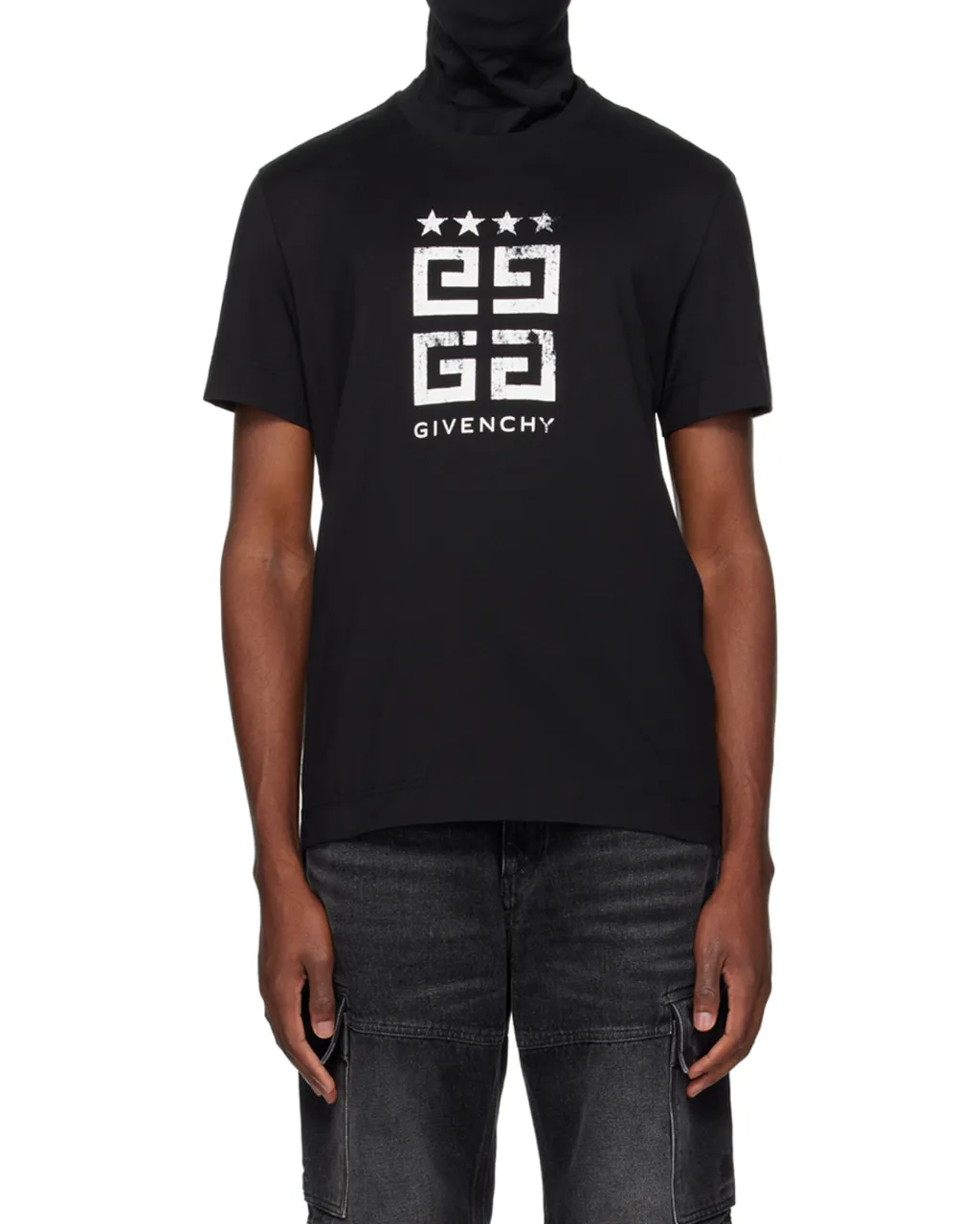 Givenchy Faded 4G Logo Printed Slim Fit T-Shirt