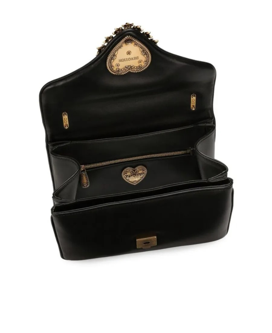 Dolce & Gabbana Devotion Foldover Top Shoulder Bag