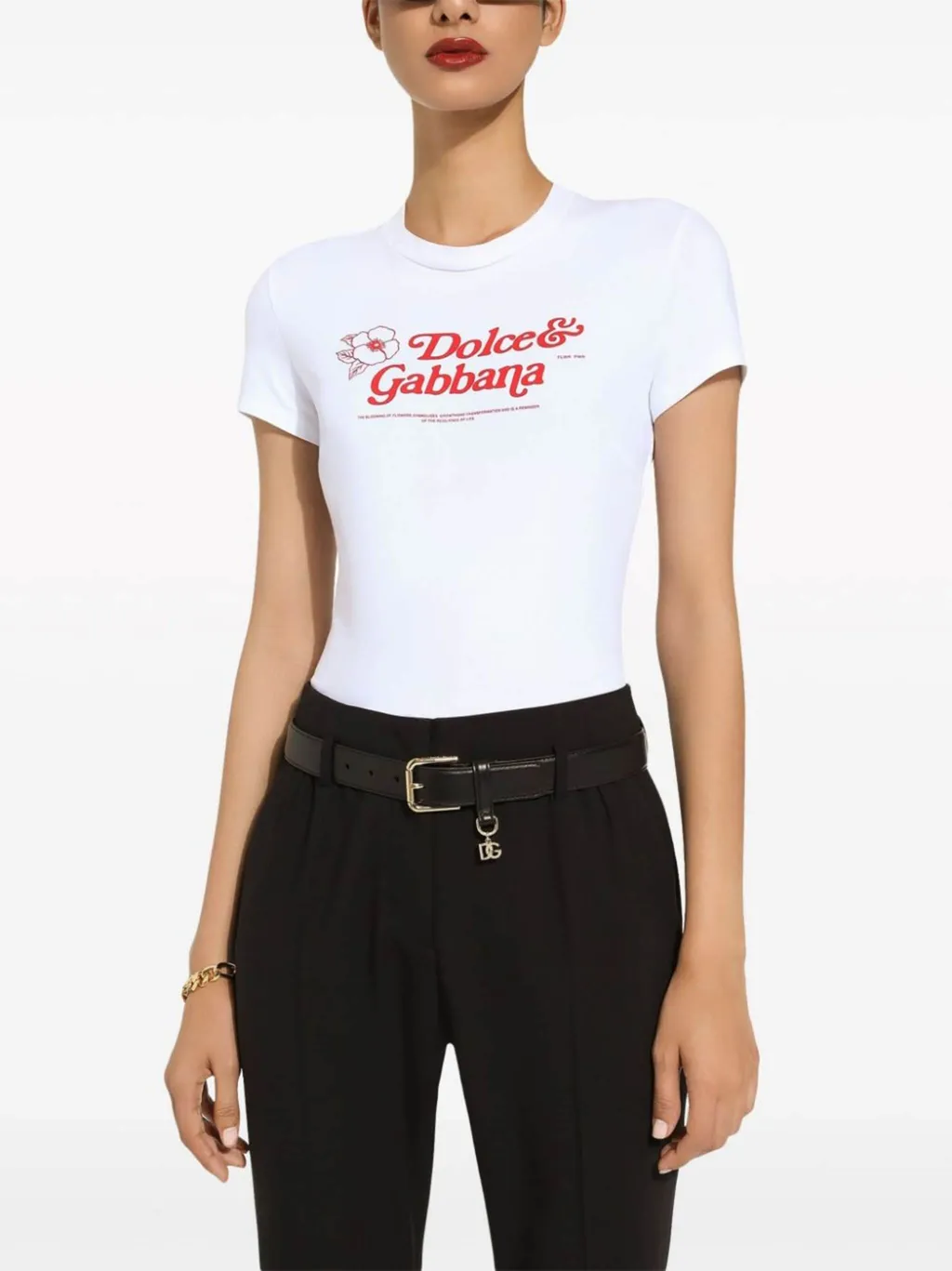 Dolce & Gabbana Dg Logo Plaque Belt