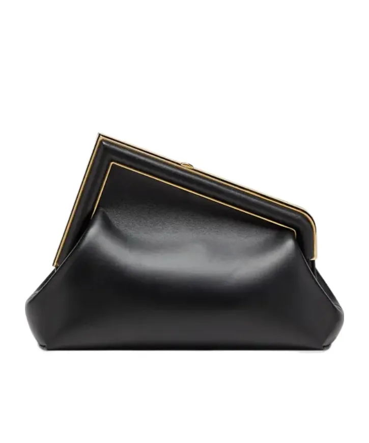 Fendi Logo Detailed Small Clutch Bag