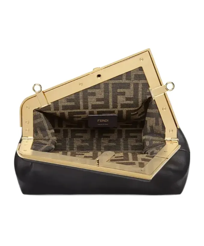 Fendi Logo Detailed Small Clutch Bag