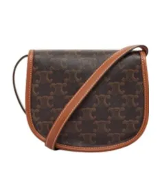 Mini Besace In Triomphe Canvas And Calfskin
