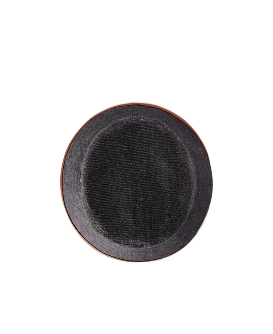 Cashmere Denim Fisherman Hat