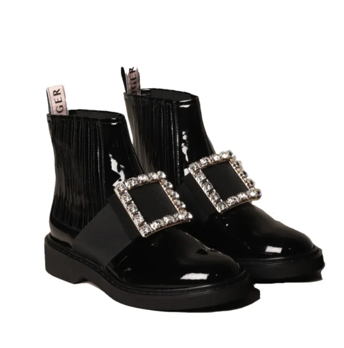 Roger Vivier Buckle Detailed Chelsea Boots