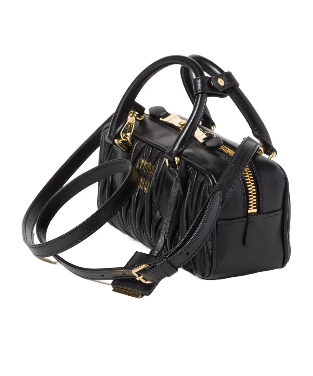Miu Miu Matelassé Zipped Handbag