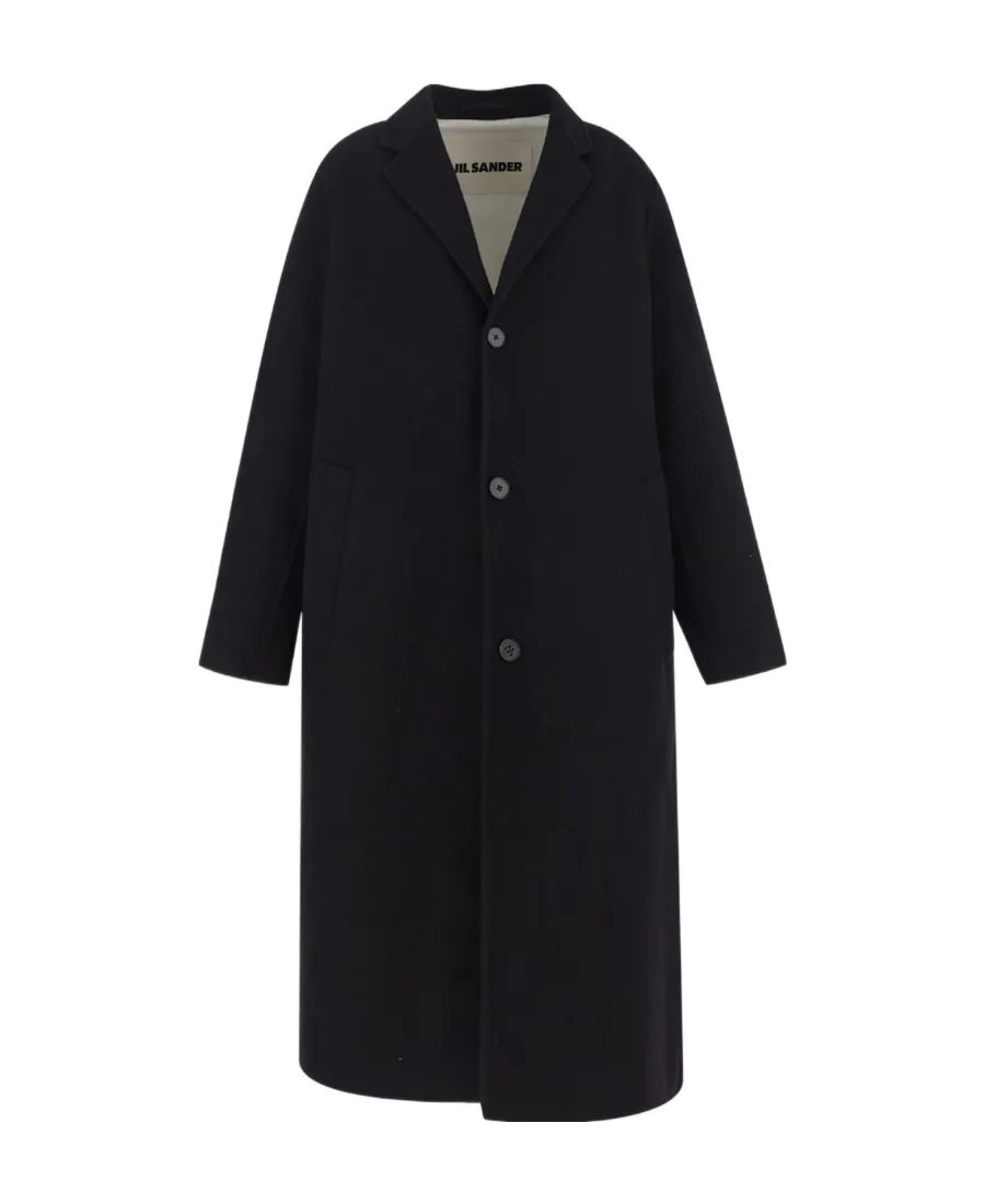 Jil Sander Single-Breasted Mid-Length Coat