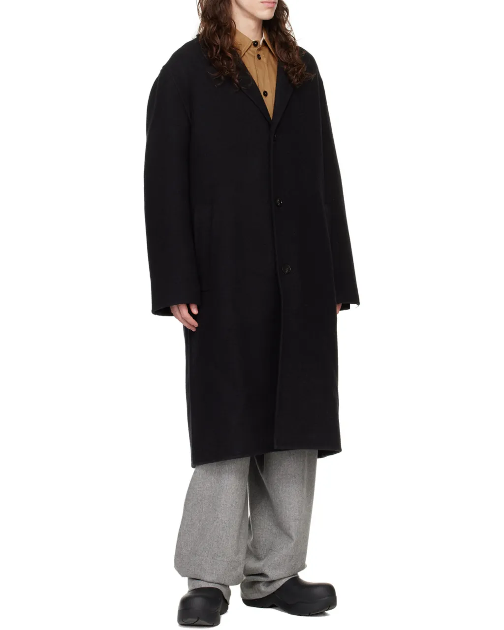 Jil Sander Single-Breasted Mid-Length Coat