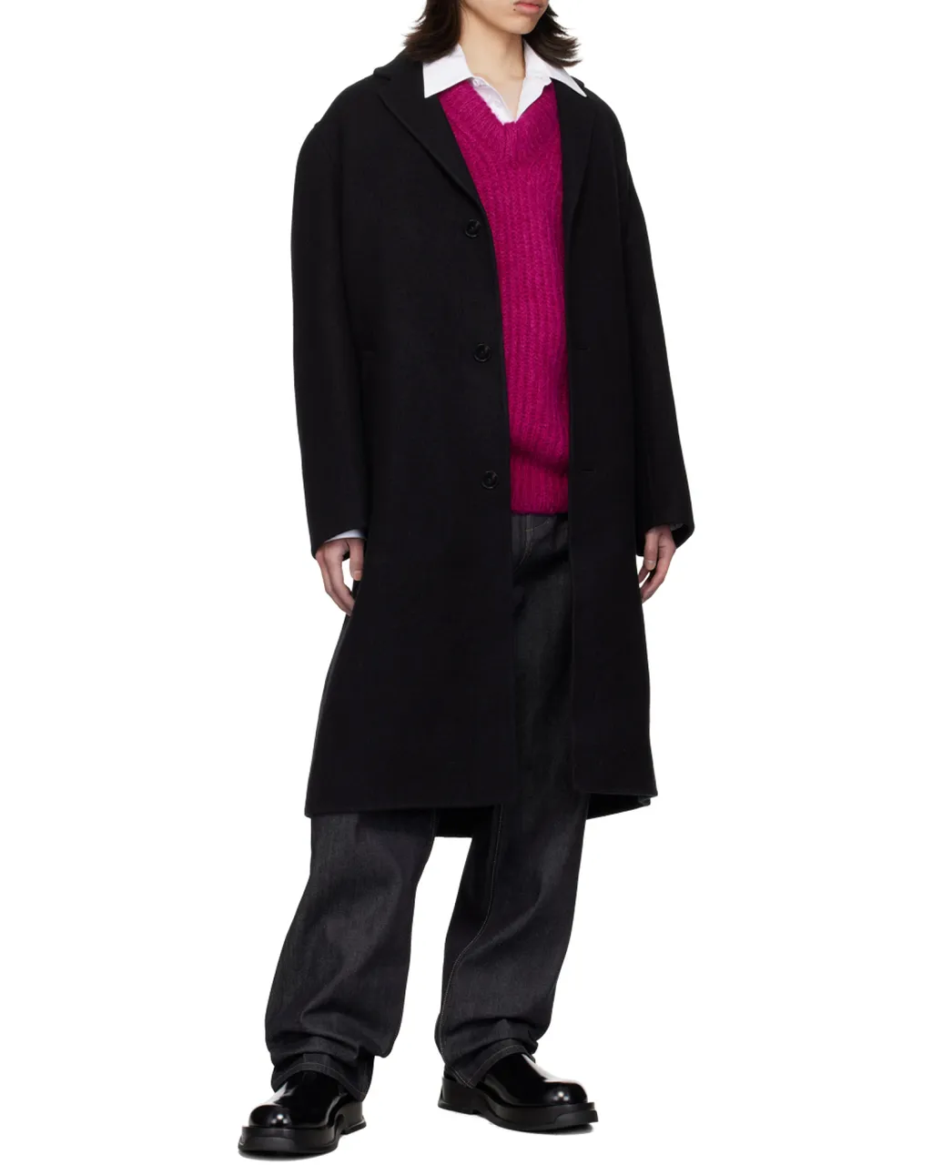 Jil Sander Single-Breasted Mid-Length Coat