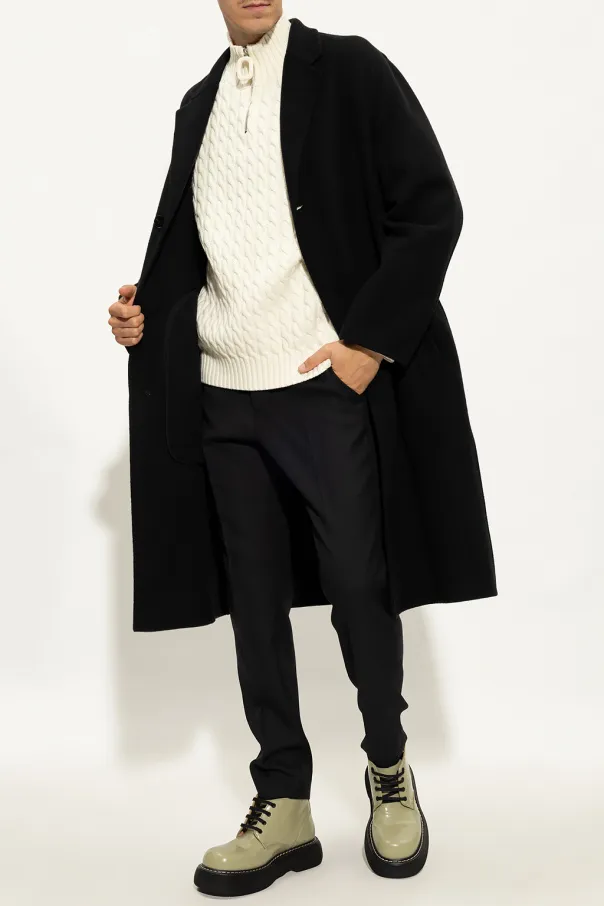Jil Sander Single-Breasted Mid-Length Coat
