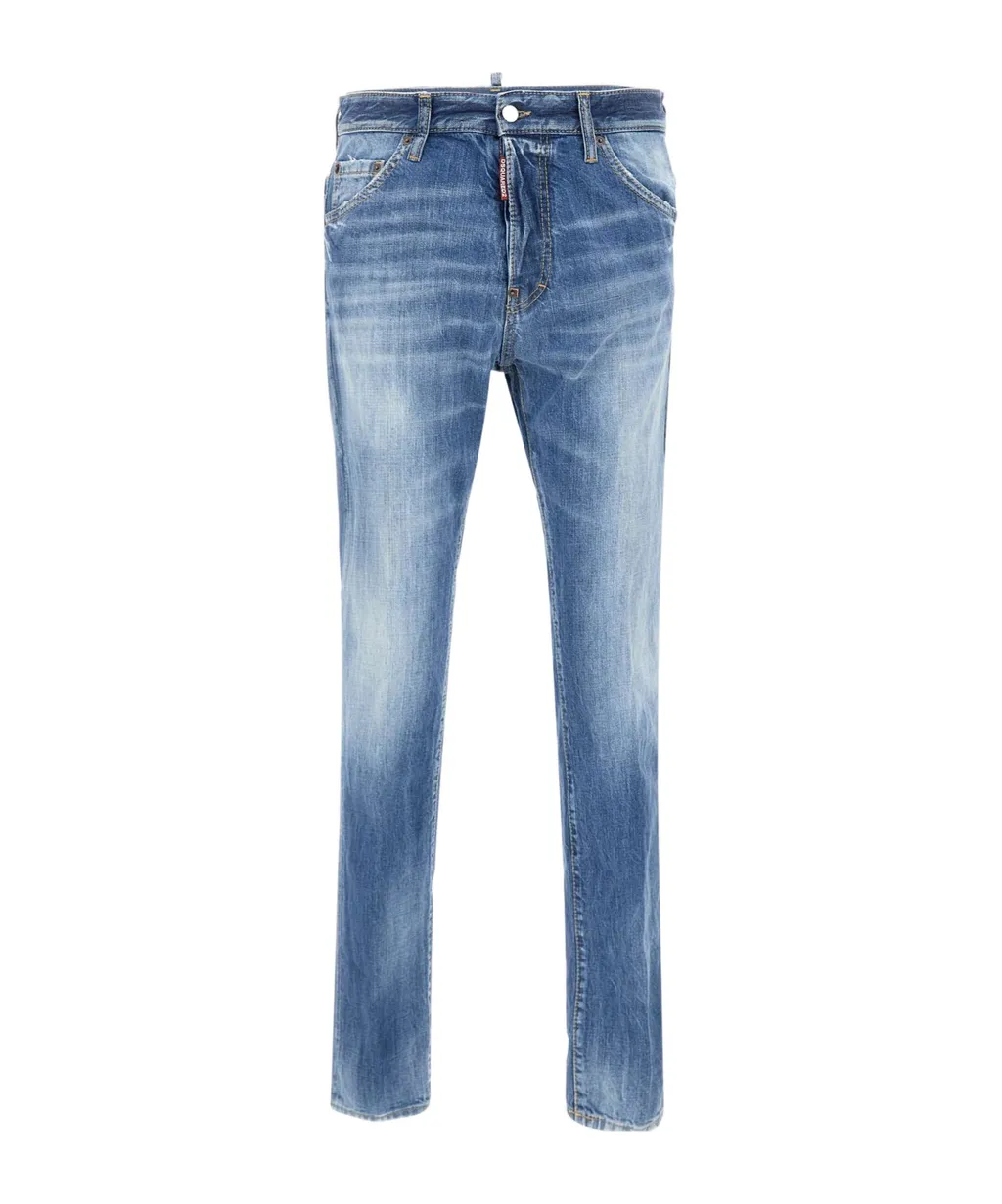 Dsquared2 Logo Patch Layered Jeans