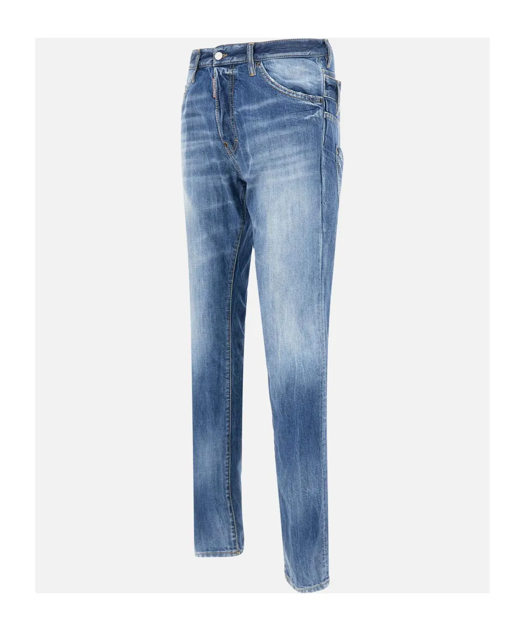 Dsquared2 Logo Patch Layered Jeans