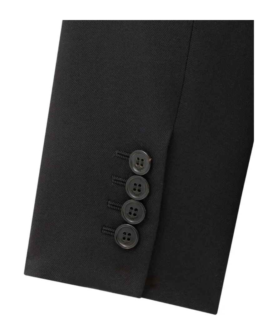 Saint Laurent Double-Breasted Long-Sleeved Jacket