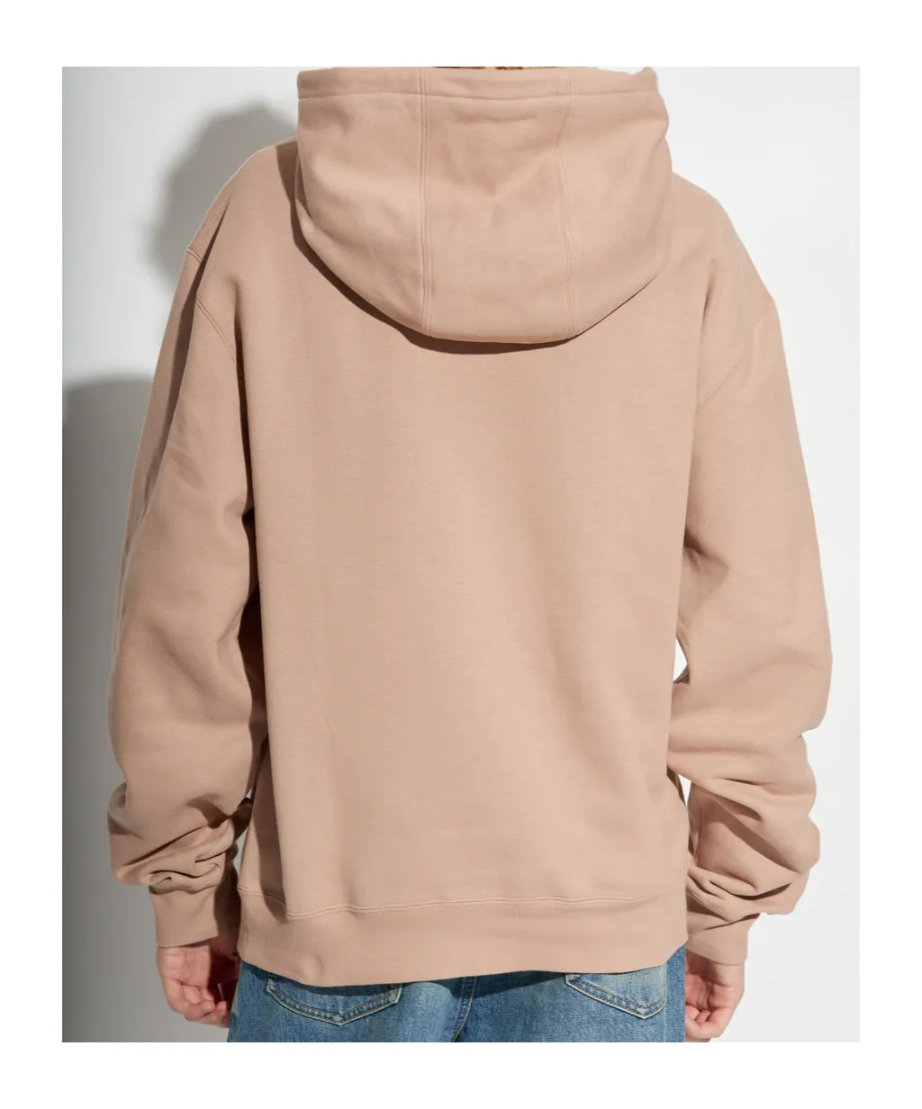 Saint Laurent Logo Patch Drawstring Hoodie