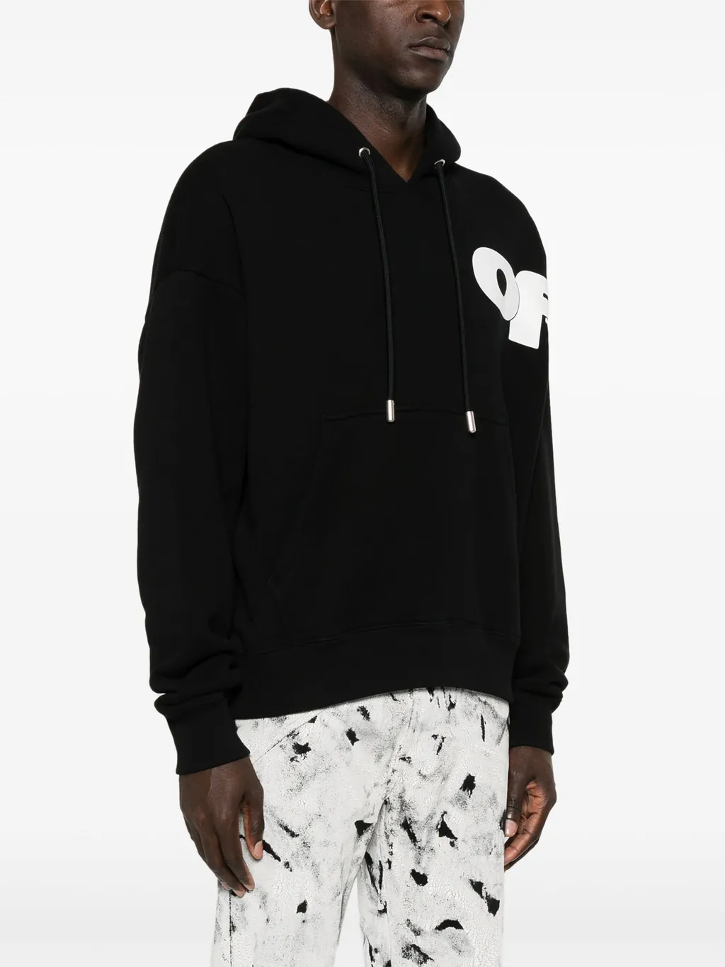 Off-White Shared Logo Drawstring Hoodie