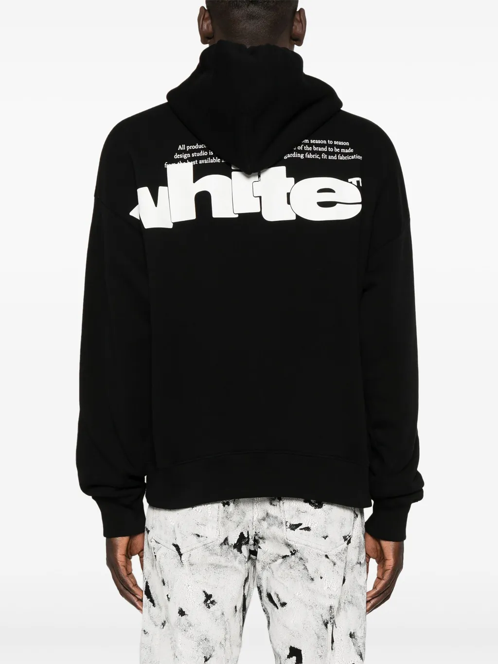Off-White Shared Logo Drawstring Hoodie