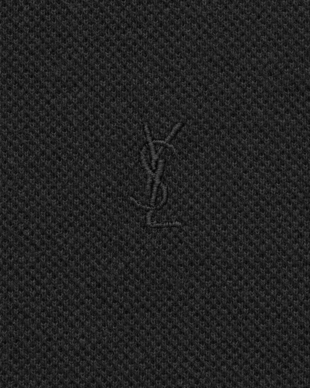 Saint Laurent Cassandre Short-Sleeved Polo Shirt