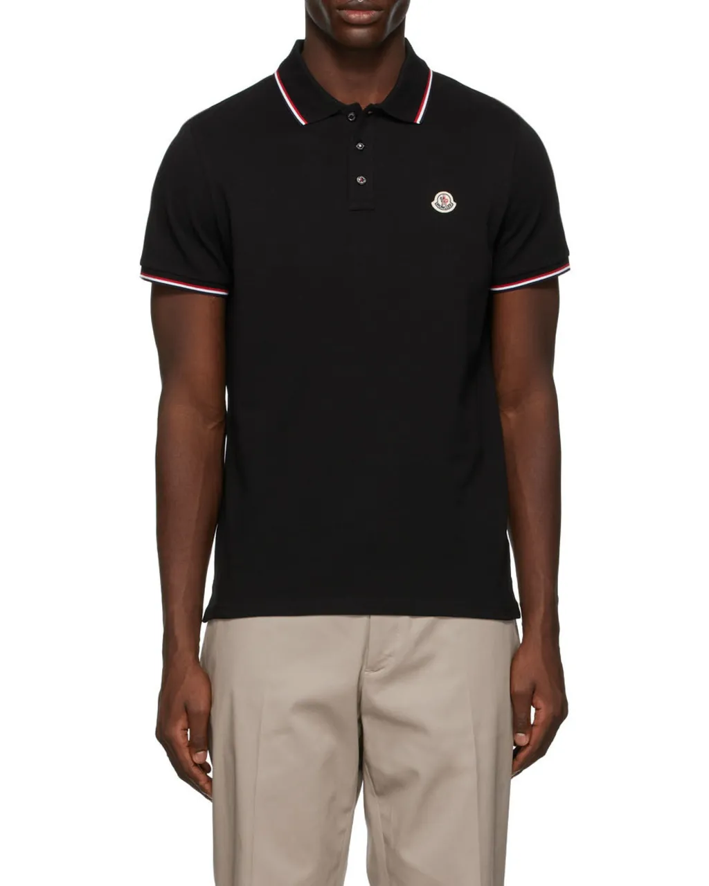 Moncler Logo Patch Short-Sleeved Polo Shirt