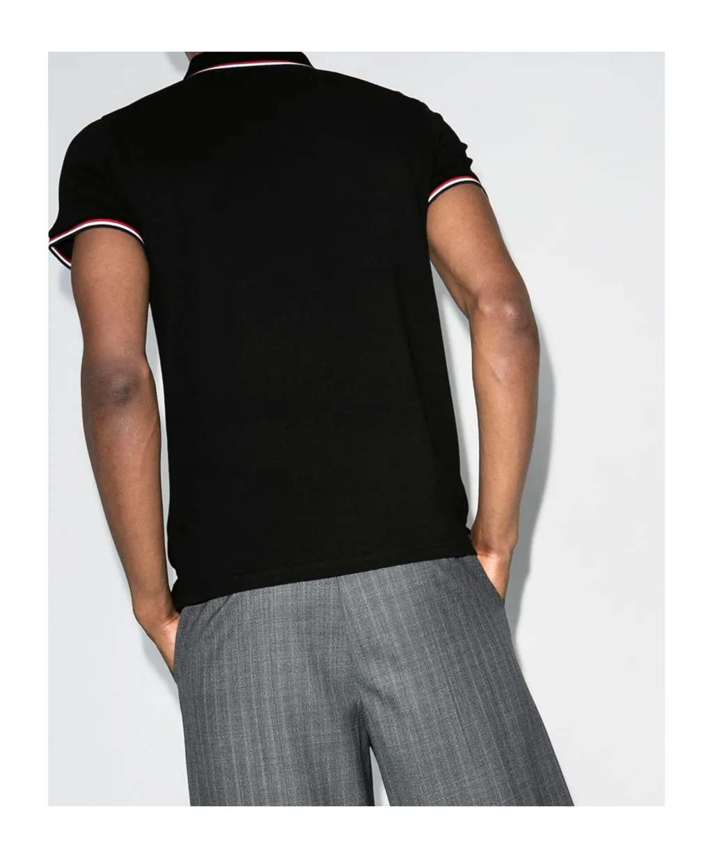Moncler Logo Patch Short-Sleeved Polo Shirt