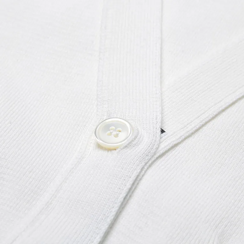 Thom Browne 4-Bar V-Neck Cardigan