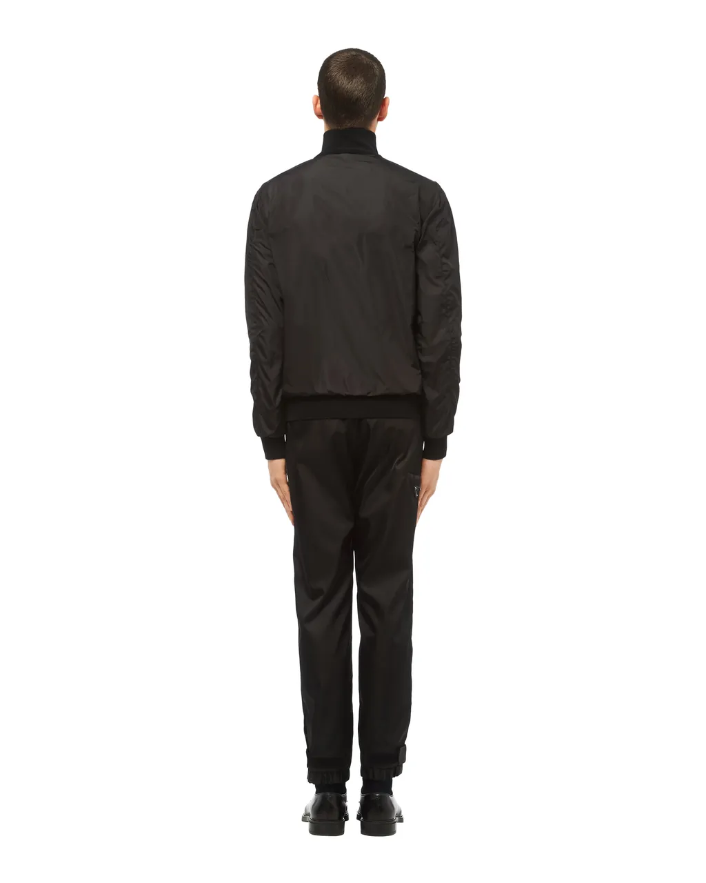 Prada Logo Plaque Reversible Jacket