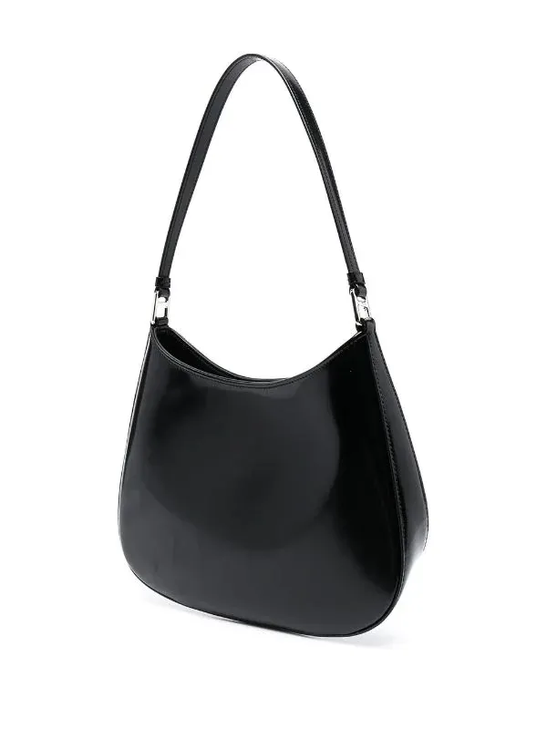 Prada Cleo Logo Plaque Shoulder Bag