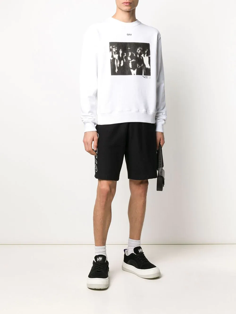 Spray Paint Effect Sweatshirt