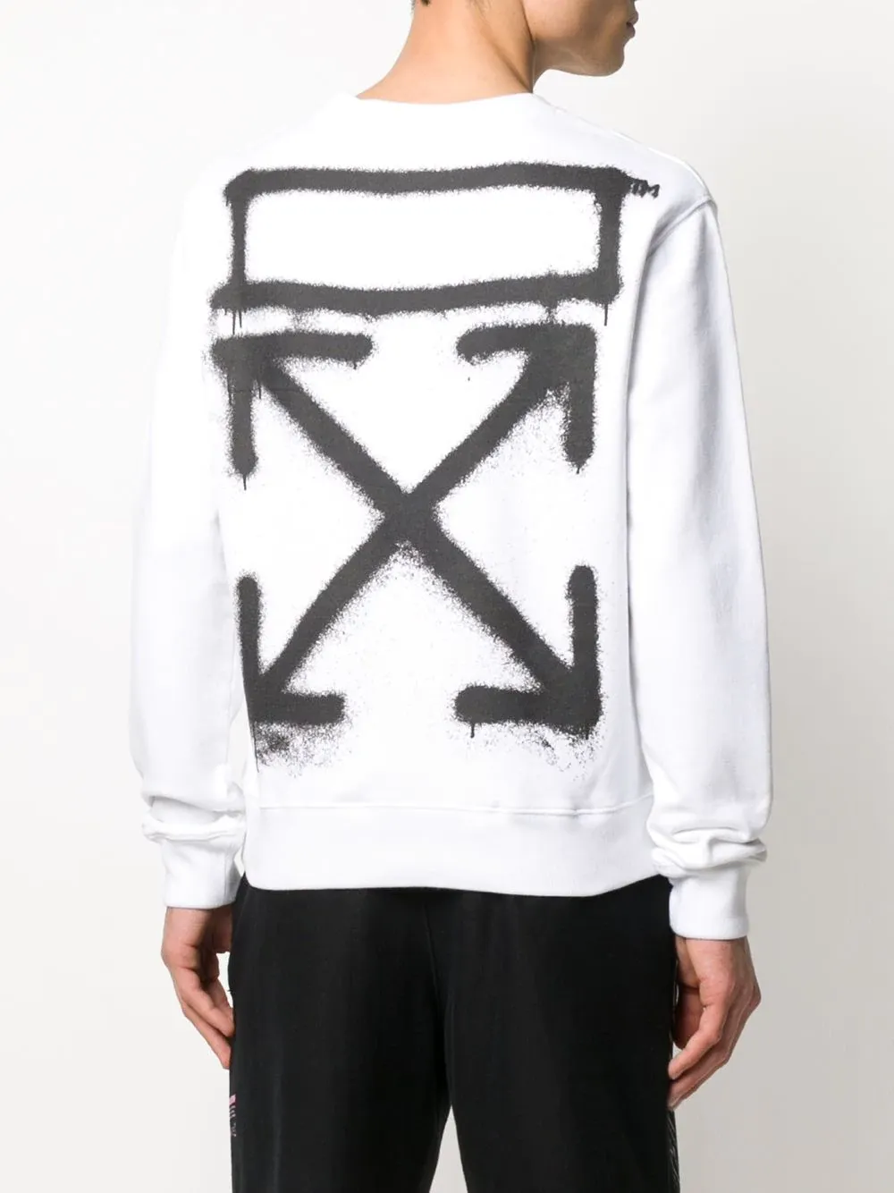 Spray Paint Effect Sweatshirt