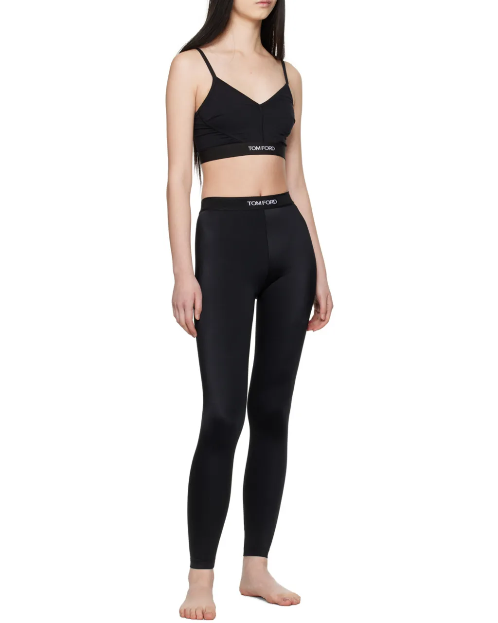 Tom Ford Lustrous Jersey Signature Leggings