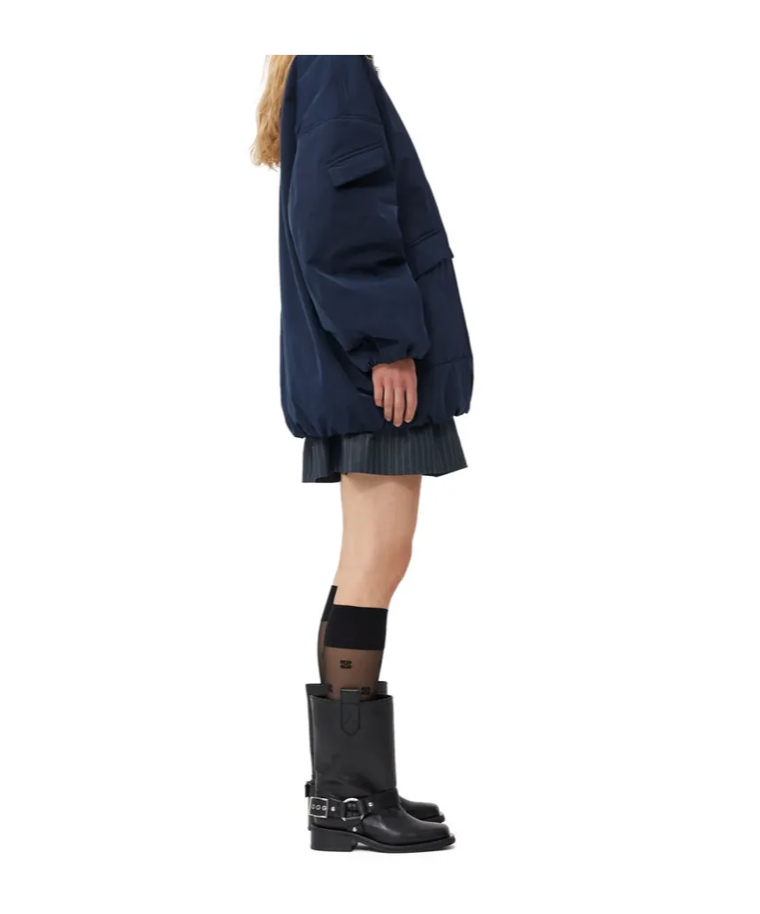 Ganni Mid Shaft Biker Boots