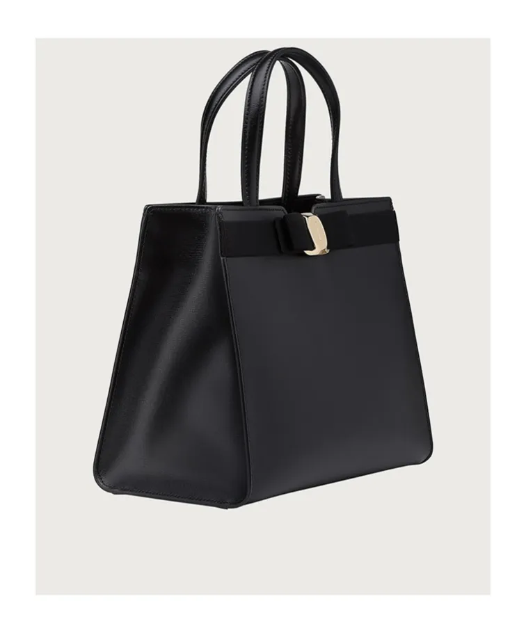 Salvatore Ferragamo Vara Bow Detailed Tote Bag