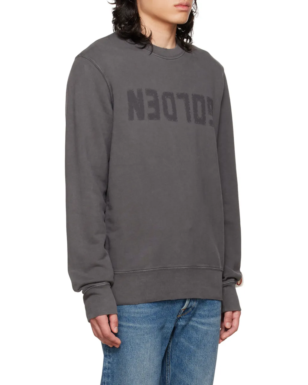 Golden Goose Deluxe Brand Logo Printed Crewneck Sweatshirt