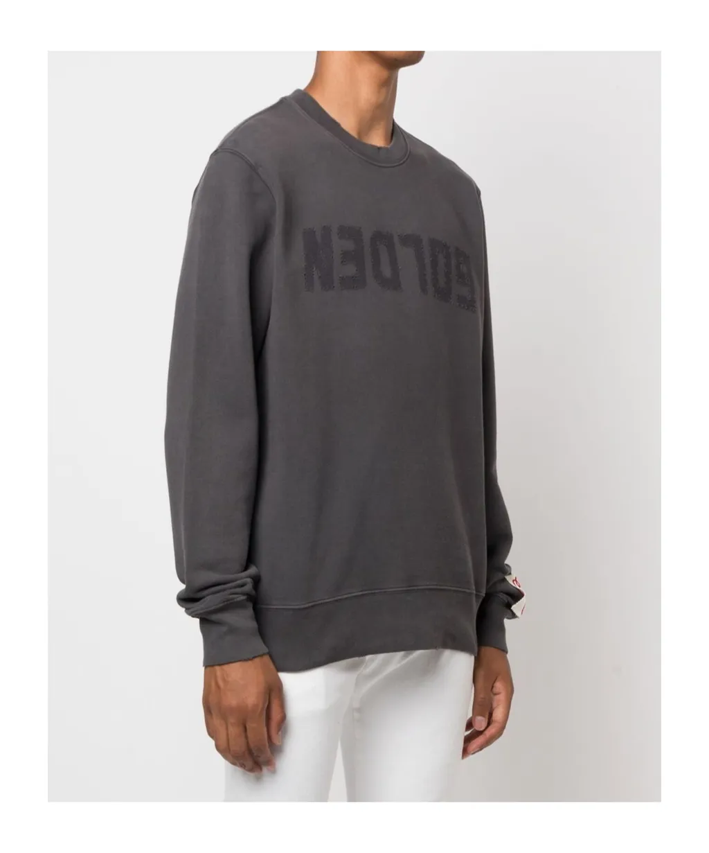 Golden Goose Deluxe Brand Logo Printed Crewneck Sweatshirt
