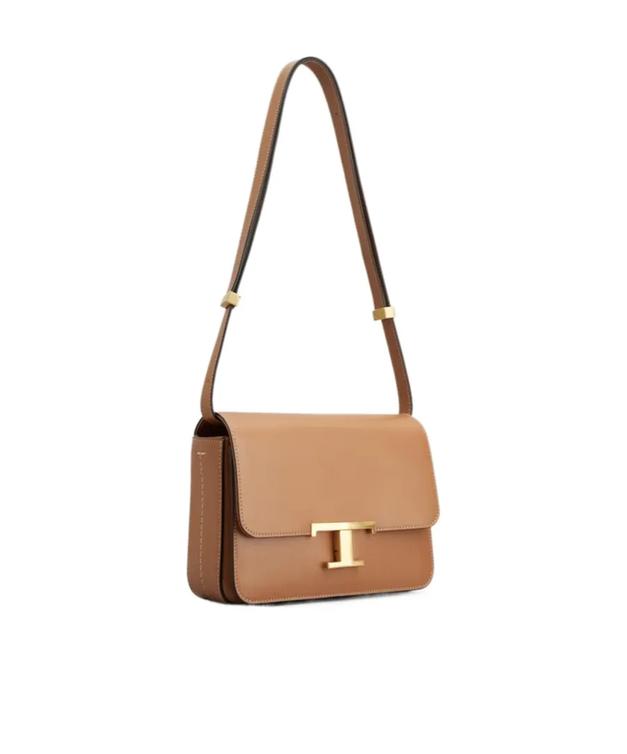 Tod's T Timeless Logo Plaque Crossbody Bag