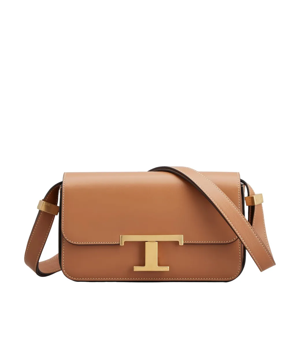 Tod's T Timeless Logo Plaque Crossbody Bag
