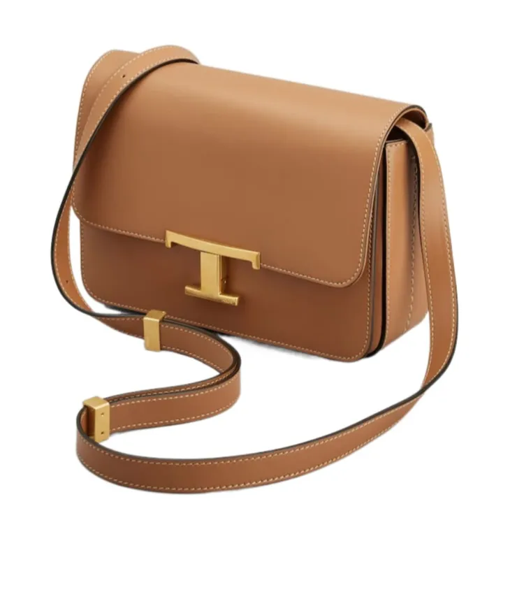 Tod's T Timeless Logo Plaque Crossbody Bag
