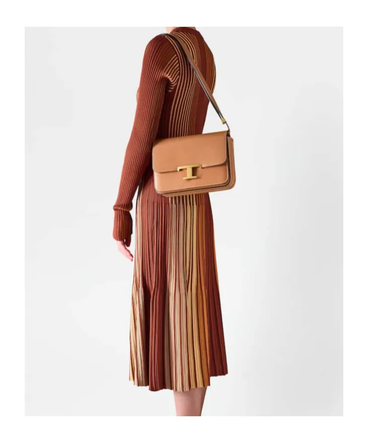 Tod's T Timeless Logo Plaque Crossbody Bag