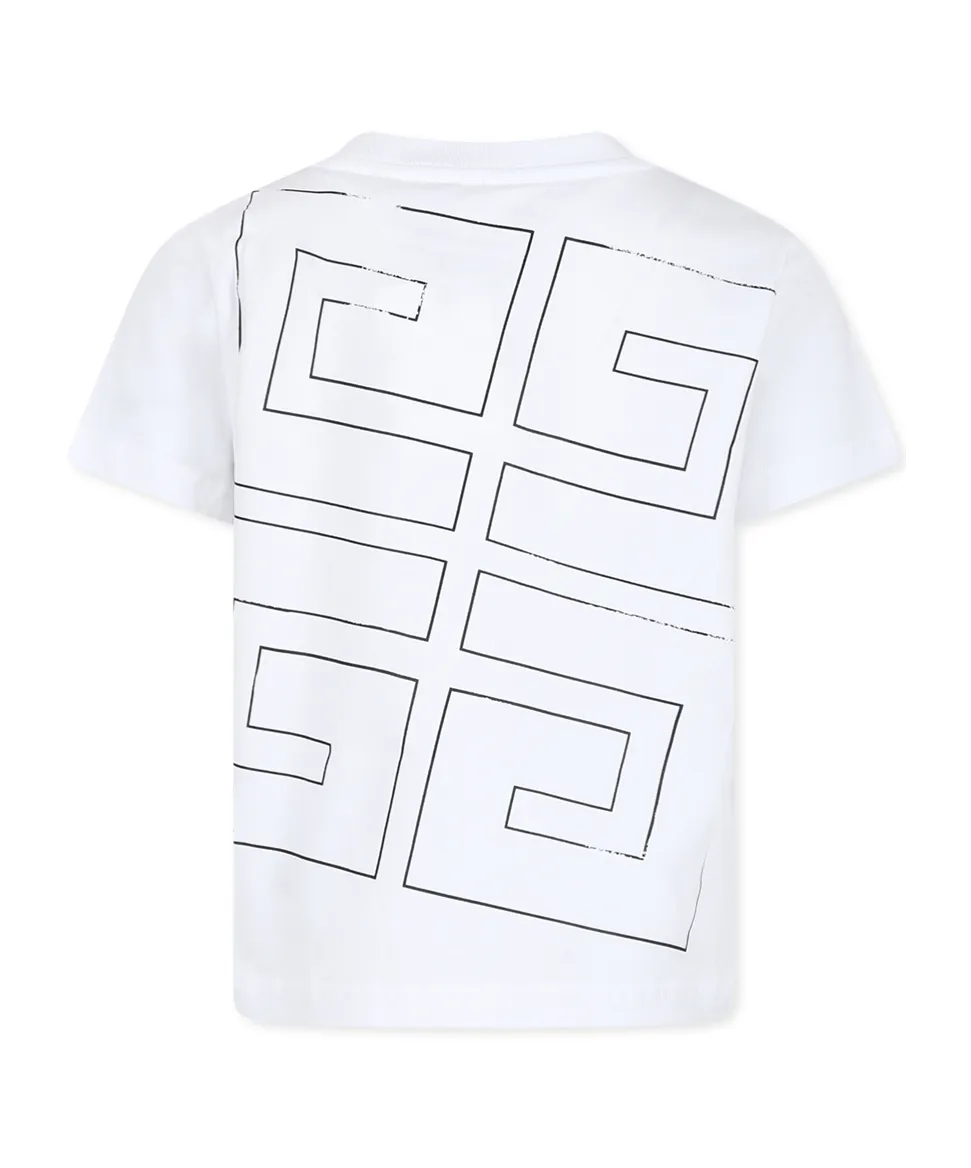 Givenchy Kids 4G-Printed Crewneck T-Shirt