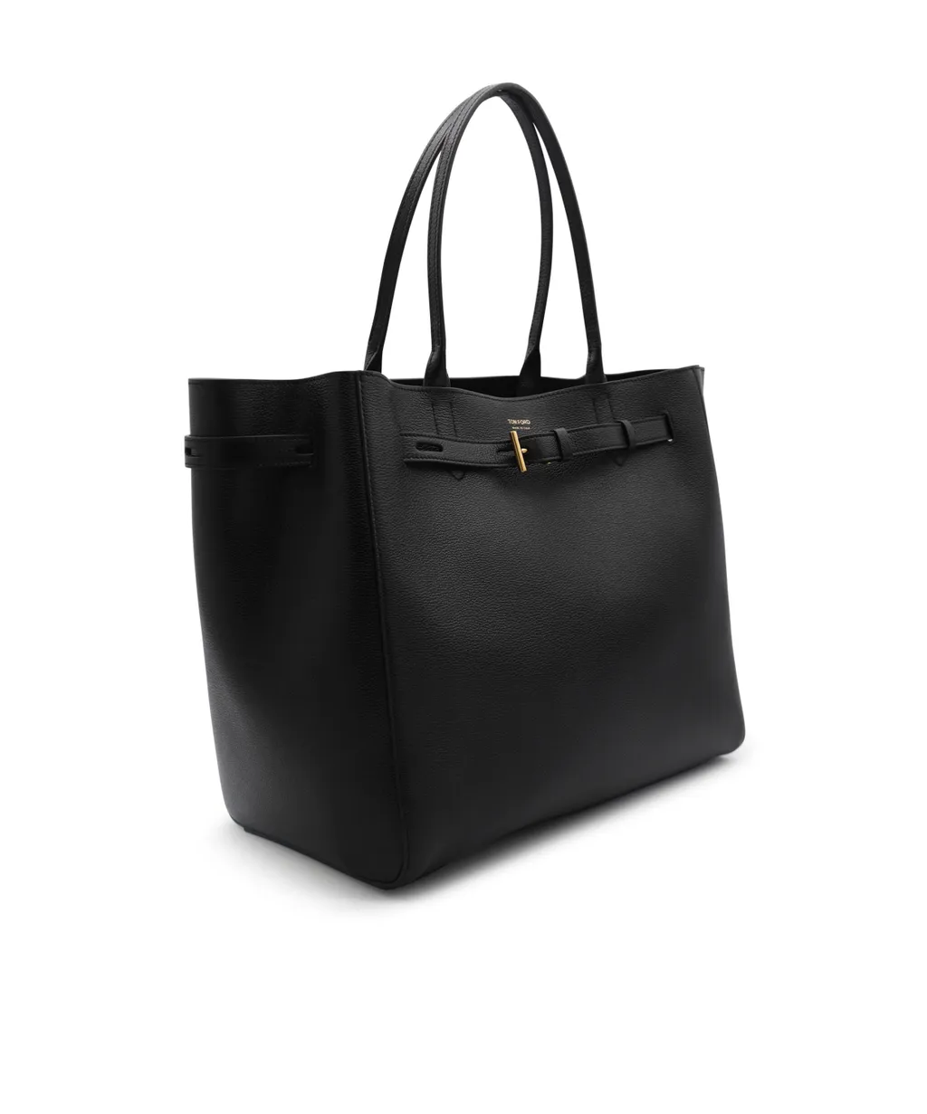 Tom Ford Logo Embossed Maxi Tote Bag