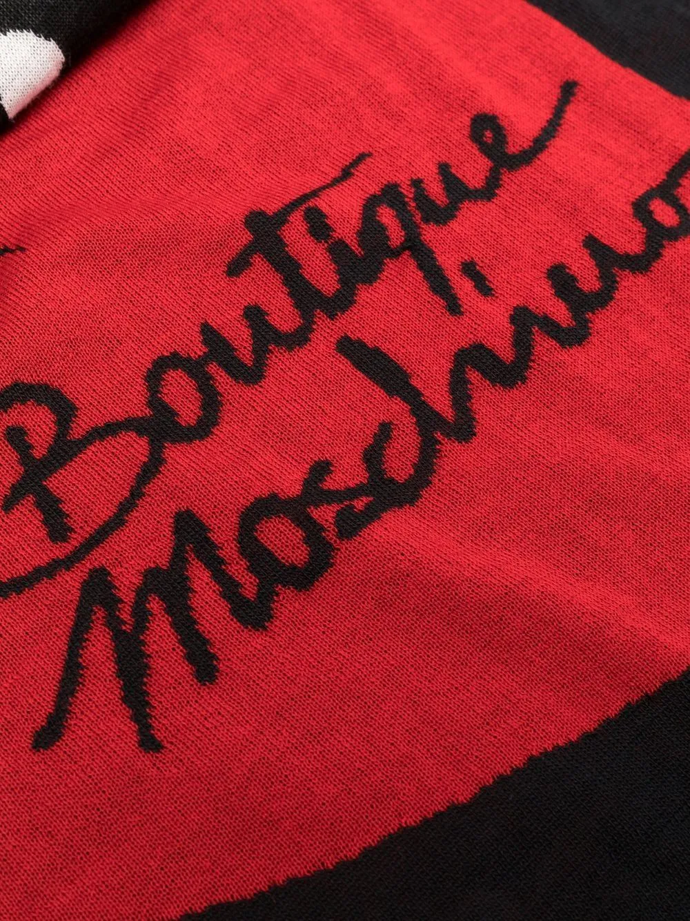 Logo-Print Spotted Scarf