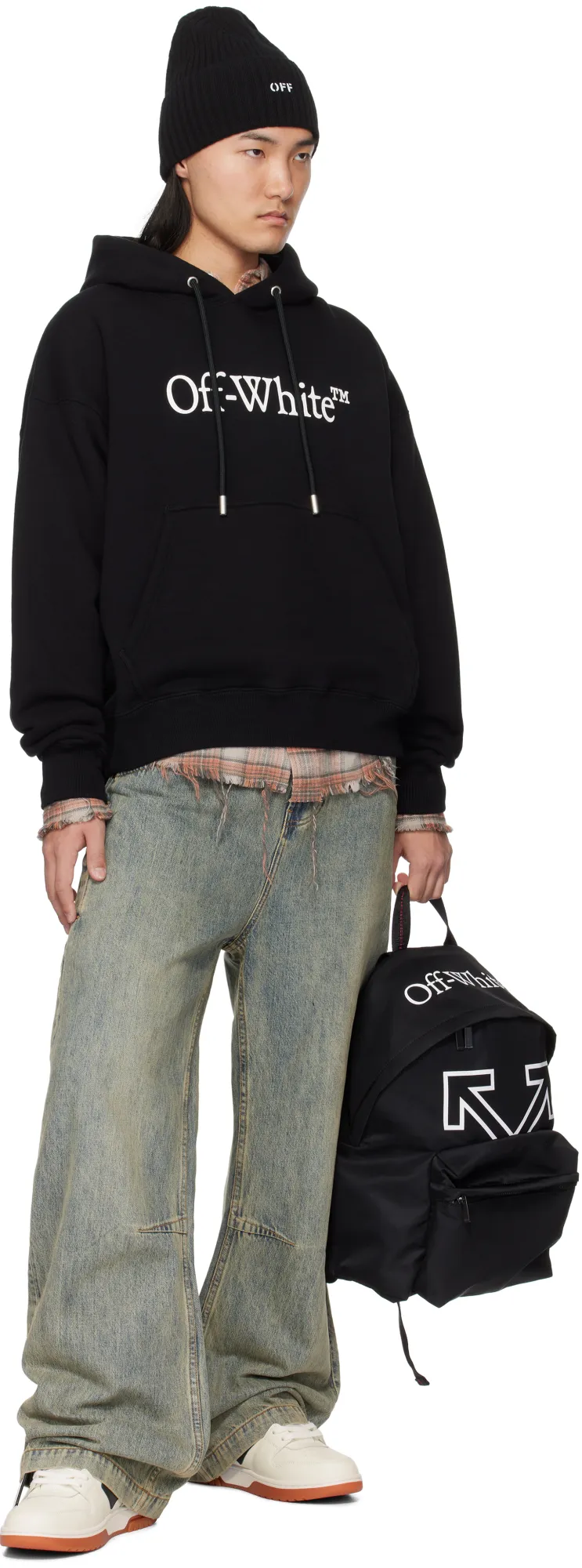 Off-White Big Bookish Skate Drawstring Hoodie
